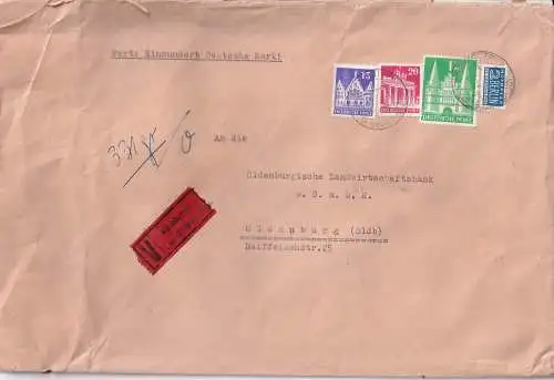 All. Bes. Bizone 1948-1951  Nr 82 85 97 Z2 Brief