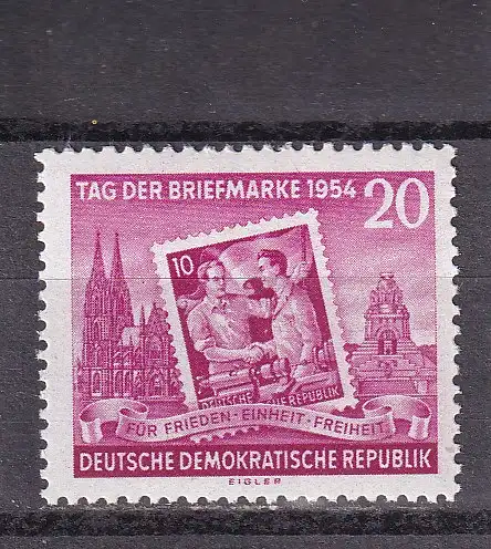 DDR 1954 Nr 445 A