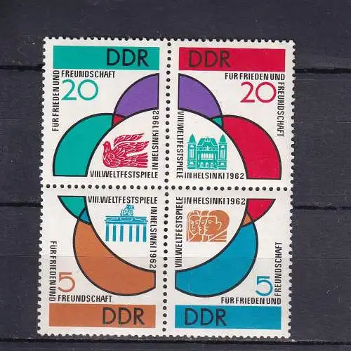 DDR 1962 Nr 901-904