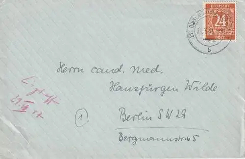 All. Bes. Gem.-Ausg. 1946 Nr 925 Brief