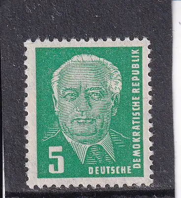 DDR 1952 PIECK II  5 Pf/ Mi 322 **/ postfrisch 