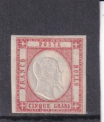 Italien 1861 5 G/ Mi 5 ungebraucht */ mit Falz, KATALOGWERT 140€