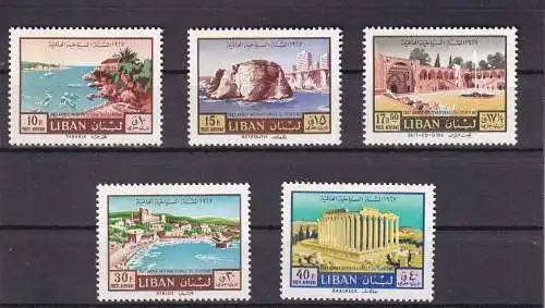 Libanon 1965 Tourismus ex 10-40P postfrisch/ **