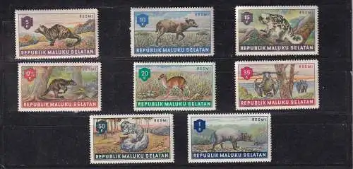 MOLUKKEN/ MALUKU SELATAN 1953 TIERE ex 5K- 1R **