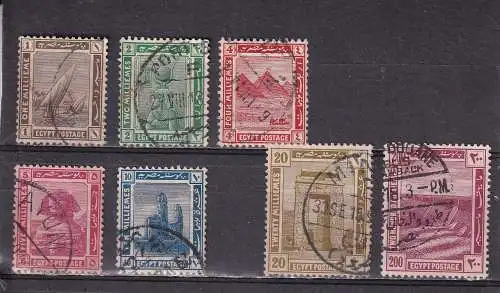 ÄGYPTEN  1914 ex 1 M-200 M/ ex Mi 44-53  GESTEMPELT
