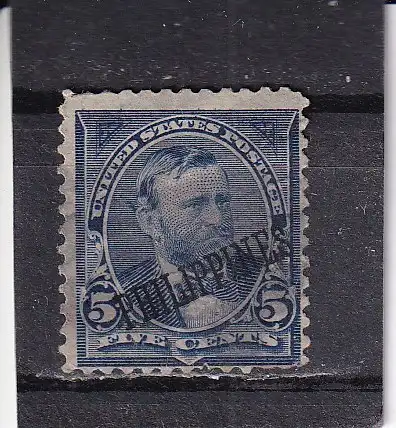 PHILIPPINEN (USA) 1899 5C/ Mi 211 GESTEMPELT 