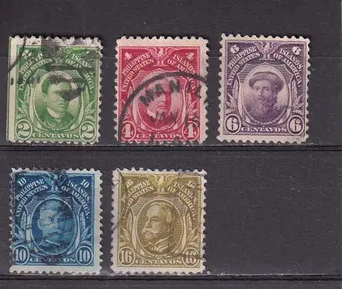 PHILIPPINEN (USA)  1917 ex 2-16C/ (ohne Wasserzeichen)  GESTEMPELT 