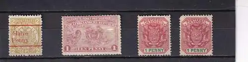 TRANSVAAL/ ZAR 1894 Wappen ex  Mi 31-49  gefalzt/ *