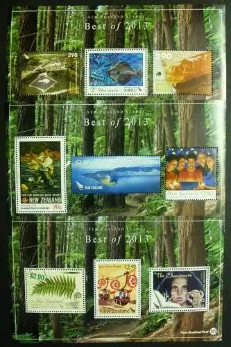 Neuseeland New Zealand 2013 Best of Blocks 327-329 Seilbahn Weihnachten Honig