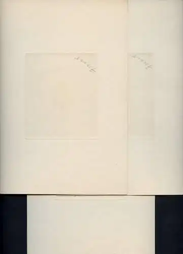 Costa Rica 1937 Airmail Volcano Poas 195-197 Sunken Die Proof Cardboards Cpl.