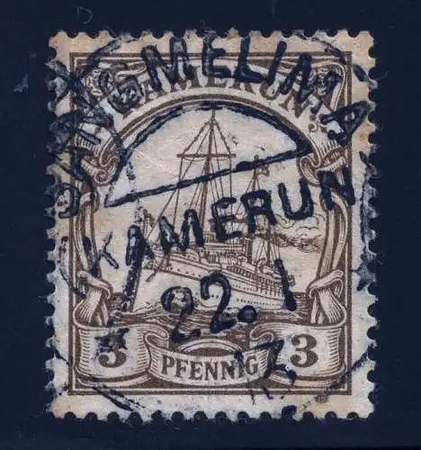 Kamerun 1913 Michel 7 ° Sangmelima 22/1/13 / 65