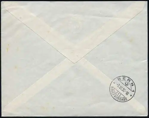 Vatikan 1938 Reko-Brief Katholische Presse ex 51-58 Bern Schweiz / 895