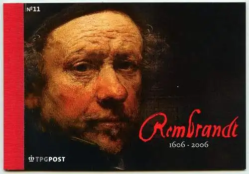 Niederlande 2006 Rembrandt Gemeinschaftsausgabe Deutschland Markenheft 70 MNH
