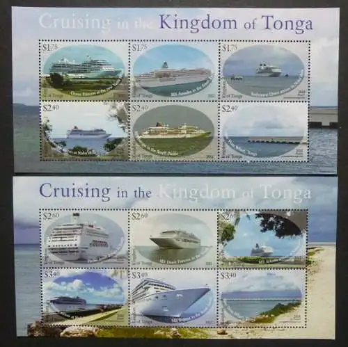 Tonga 2013 Kreuzfahrtschiffe Cruising Ships Ocean Liner Schiffe Postfrisch MNH