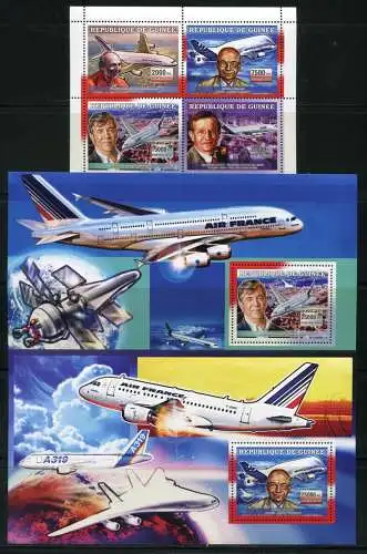 Guinea 2006 Flugzeuge Airbus Airplanes Aircraft 4493-4496 Block 1099-1102 MNH