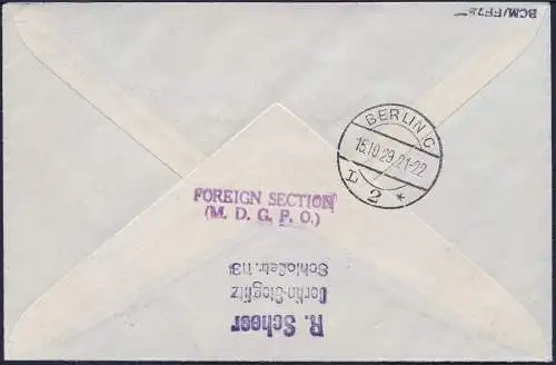 Katapult 1929 Dt. Reich Dampfer Bremen Berlin MIT Sonderstempel Catapult / 663