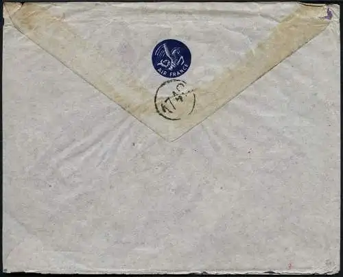 Zeppelin 1936 Niederlande 17. SAF Brief Amsterdam Freistempel Si 373 /2102