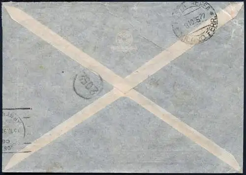 Katapult 1935 Italien Brief Mailand Via Stuttgart Argentinien Catapult 414 / 922