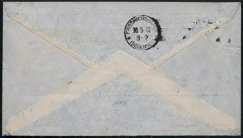 Zeppelin 1932 Argentinien 4. SAF Brief Buenos Aires Wien Österreich Si 159/ 2025