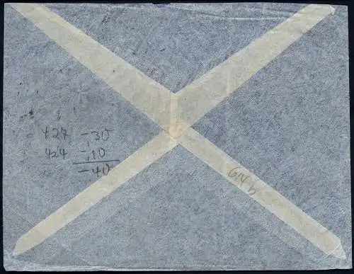 Katapult 1938 Argentinien Notwasserung Zephyr Brief Eschwege Catapult 614 b/ 957