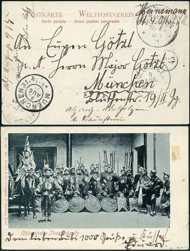 DP China 1901 Boxeraufstand MSP 65 Rücktransport 28.07. München geprüft BPP/565