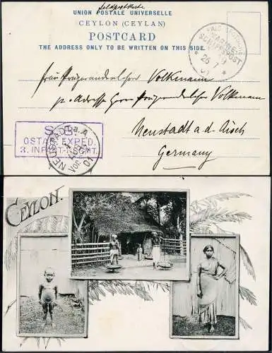 DP China 1901 Boxeraufstand MSP 49 Rücktransport Suezkanal Neustadt Aisch / 563