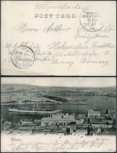 DP China 1901 Boxeraufstand MSP 68 "Arcadia" Rücktransport falsche JZ 1900 / 569