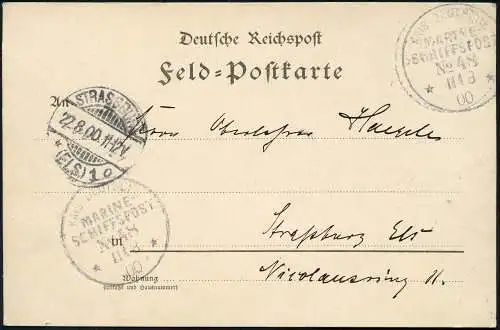 DP China 1900 Boxeraufstand MSP 48 Aachen 1. Transportstaffel Mittelmeer /537