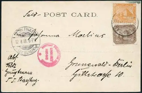 DP China 1901 Boxeraufstand Rücktransport "Straßburg" Port Said Grunewald/566