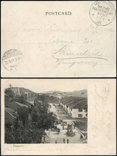 DP China 1901 Boxeraufstand MSP 67 "Silvia" Rücktransport Singapur Remscheid/568