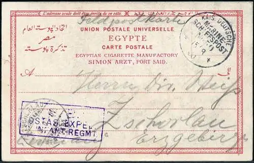 DP China 1900 Boxeraufstand MSP 50 Rhein 1. Transportstaffel Suez Zschorlau/ 540