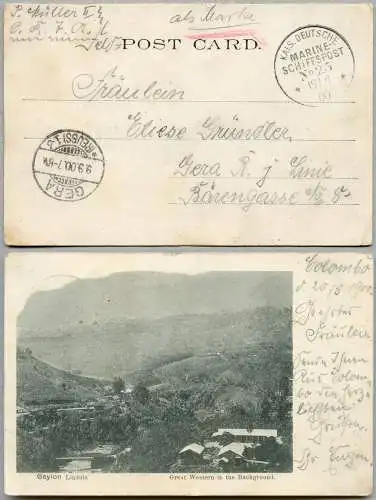 DP China 1900 Boxeraufstand MSP 25 Halle 1. Transportstaffel AK Colombo Gera/529