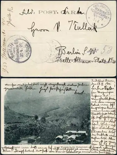 DP China 1901 Boxeraufstand MSP 48 "Bahia" Ablösung Port Said Trittau / 578