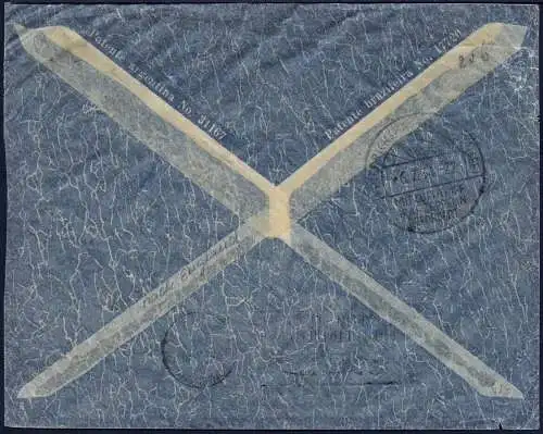 Zeppelin 1934 Argentinien 3. SAF Argentinienfahrt Brief England Si 256 / 2072