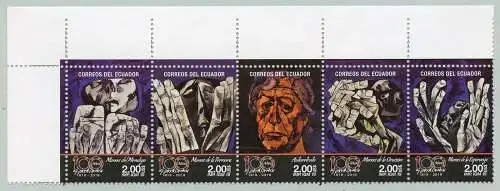 Ecuador 2019 Oswaldo Guayasamin Gemälde Maler Bildhauer Bildende Kunst Art MNH
