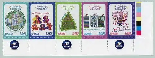  Ecuador 2018 Weihnachten Christmas Navidad Kinderzeichnungen Natale MNH