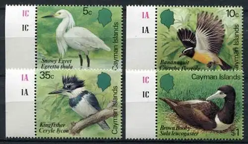 Kaiman-Inseln Cayman 1984 Vögel Birds Oiseaux Uccelli 532-535 Postfrisch MNH