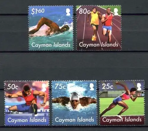 Kaiman-Inseln Cayman 2012 Olympiade London Olympics Schwimmen Postfrisch MNH