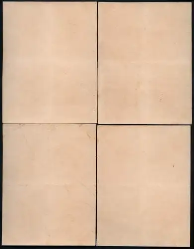 Brasilien VARIG 1931 Kpl. Satz Akzeptierte Entwürfe Blocks/4 Kartonpapier V14-23