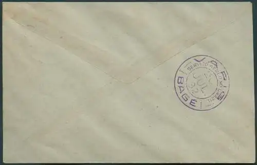 Brasilien 1932 VARIG First Flight Cover MiF V15 Pelotas - Bage und zurück / 19