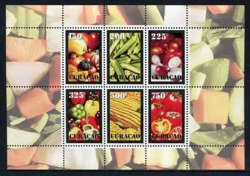 Curacao 2011 Früchte Gemüse Mais Tomaten Fruits Vegetables Pflanzen Plants MNH