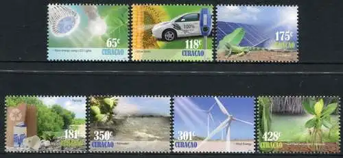 Curacao 2013 Alternative Energien Umweltschutz Windrad 156-162 Postfrisch MNH