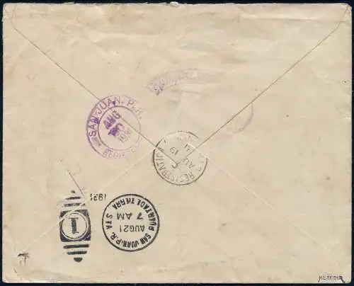 Trinidad 1931 DO-X Reko-Brief San Juan Puerto Rico Harms 51 b DOX RAR / 1006