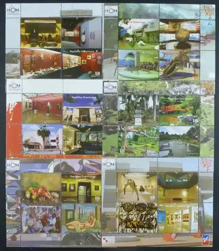 Dominikanische Republik 2014 Museen Kunst Gemälde Paintings Architektur MNH