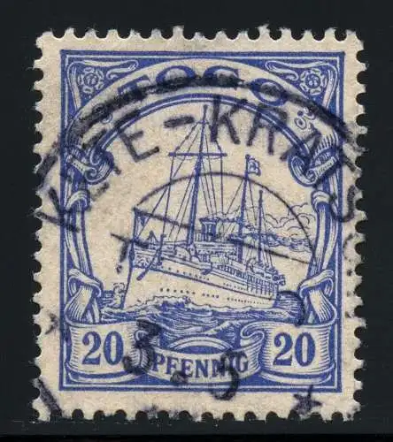 Togo 1910 Michel 10 Kaiseryacht ° Krete-Kratschi 3/5/? / 49
