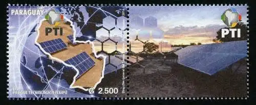 Paraguay 2016 Technologiepark Itaipu Solarenergie Wissenschaft Technology MNH