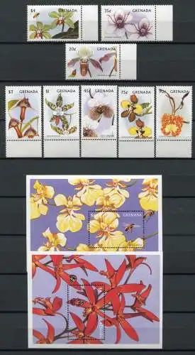 Grenada 1997 Orchideen Orchids Blumen 3562-3581 Block 474-475 Postfrisch MNH