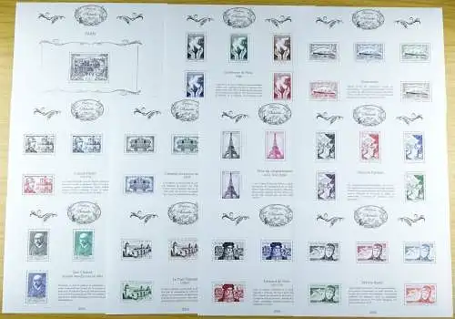 Frankreich France 2016 Block 335-345 Schätze der Philatelie Tresors Postfrisch