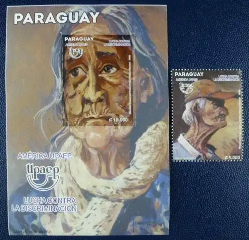 Paraguay 2013 UPAEP Anti-Diskriminierung Gemälde Painting Postfrisch MNH