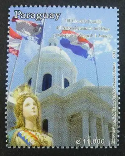 Paraguay 2013 Pantheon Nationalhelden Flaggen Flags Nationa Heros Postfrisch MNH